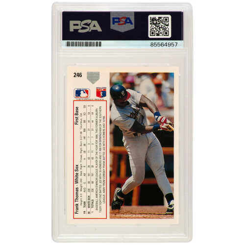 Frank Thomas Signed Chicago White Sox 1991 Upper Deck Baseball Card #246 - (PSA/DNA Encapsulated) - Image 2