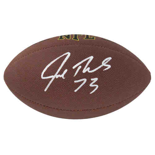 Joe Thomas Signed Wilson Super Grip Full Size NFL Football