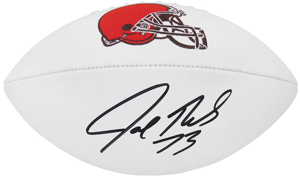 Joe Thomas Signed Cleveland Browns White Logo NFL Football – Schwartz  Sports Memorabilia