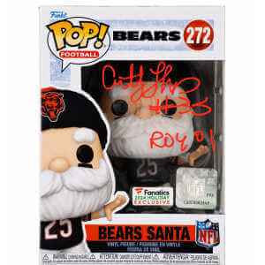 Anthony Thomas Signed Chicago Bears SANTA Funko Pop Doll #272 w/ROY'01