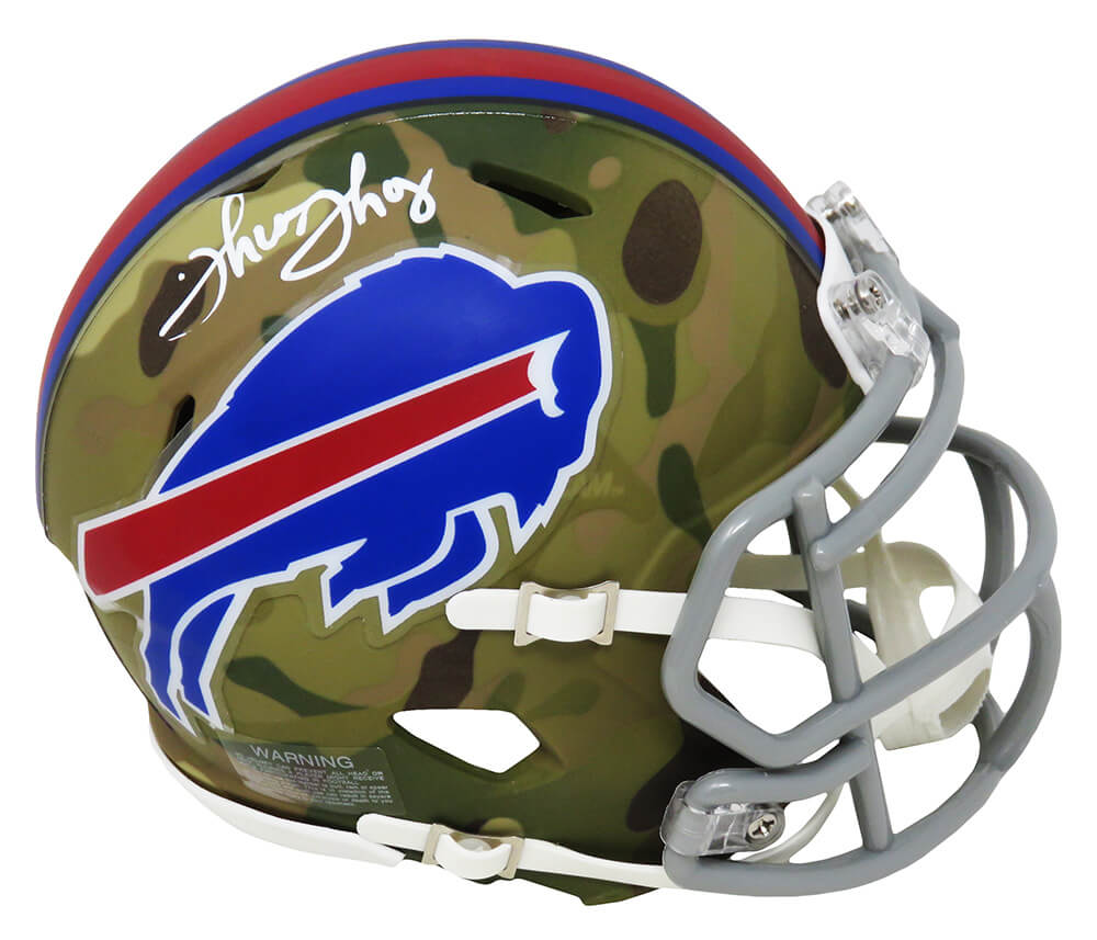 Riddell Thurman Thomas Buffalo Bills Signed Mini Football Helmet