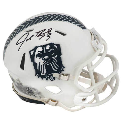 Joe Thomas Signed Cleveland Browns 2024 Salute to Service White Riddell Speed Mini Helmet