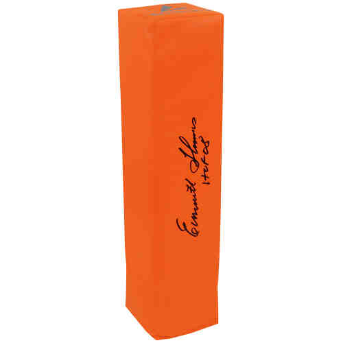 Emmitt Thomas Signed BSN Orange Endzone Pylon w/HOF’08 Schwartz Sports Memorabilia
