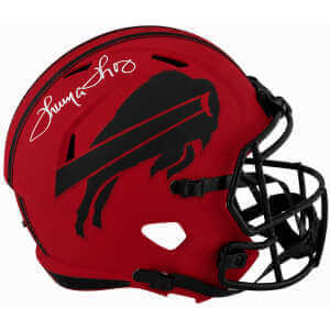 Thurman Thomas Signed Buffalo Bills RAVE Riddell Full Size Speed Replica Helmet