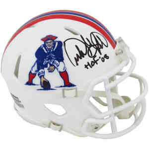 John Hannah Signed New England Patriots Salute to Service Riddell Speed  Mini Helmet w/HOF'91 – Schwartz Sports Memorabilia