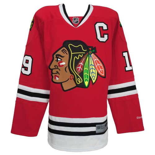 Jonathan Toews Signed Chicago Blackhawks Red Reebok Premier Hockey Jersey - Image 3