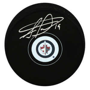 Jonathan Toews Signed Winnipeg Jets Logo Hockey Puck