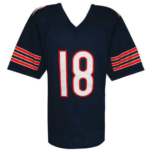 Mike Tomczak Signed Navy Custom Football Jersey w/SB XX Champs - Image 3