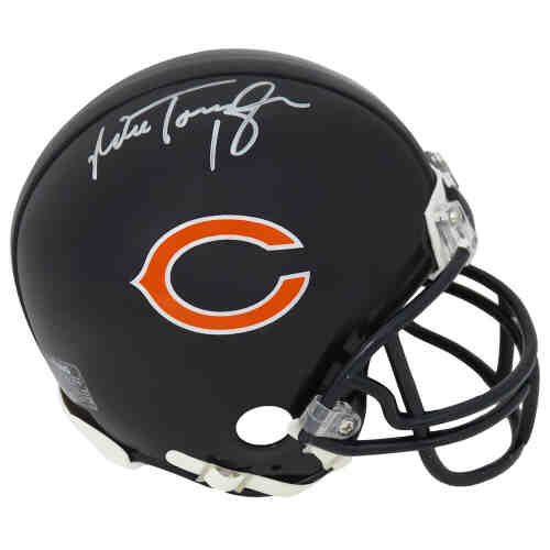 Mike Tomczak Signed Chicago Bears Riddell Mini Helmet