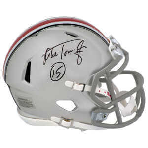 Mike Tomczak Signed Ohio State Buckeyes Riddell Speed Mini Helmet
