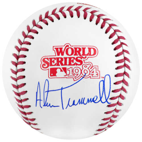 Alan Trammell Signed Rawlings Official 1984 World Series (Detroit Tigers) Baseball