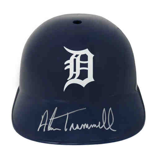 Alan Trammell Signed Detroit Tigers Replica Souvenir Batting Helmet