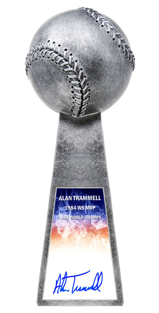 Alan Trammell Autographed Detroit Tigers Baseball WS Champs