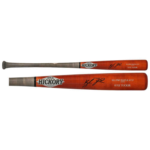 Kyle Tucker Signed Old Hickory Game Model Brown Baseball Bat - (Beckett) - Image 2