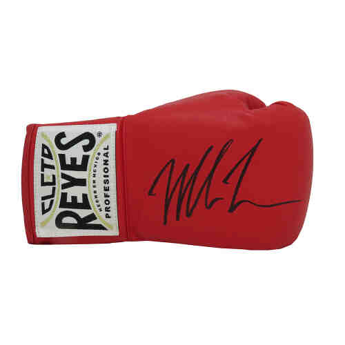 Mike Tyson Signed Cleto Reyes Red Boxing Glove