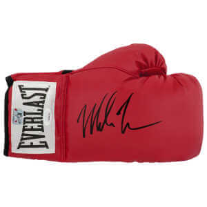 Mike Tyson Signed Everlast Red Boxing Glove – (Beckett)