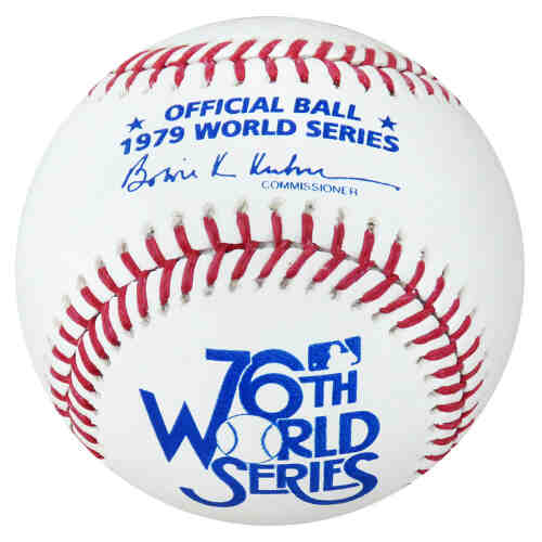 Rawlings Official 1979 World Series Baseball (Baltimore Orioles vs Pittsburgh Pirates)