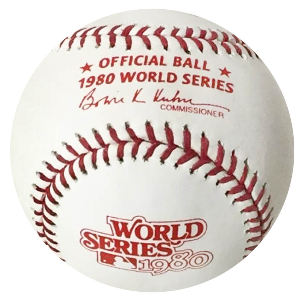 Rawlings Official 1980 World Series Baseball (Philadelphia Phillies vs  Kansas City Royals)