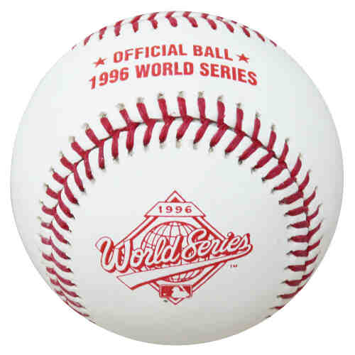 Rawlings Official 1996 World Series Baseball (New York Yankee vs Atlanta Braves)