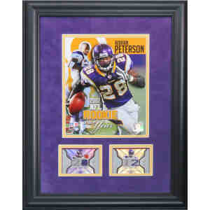 Adrian Peterson Autographed 2007 Topps Rookie Card #301 Minnesota