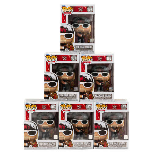 Hulk Hogan WWE Hulk Hogan Wolfpac NWO Funko Pop Doll #167 - (Lot of 6) - Image 2