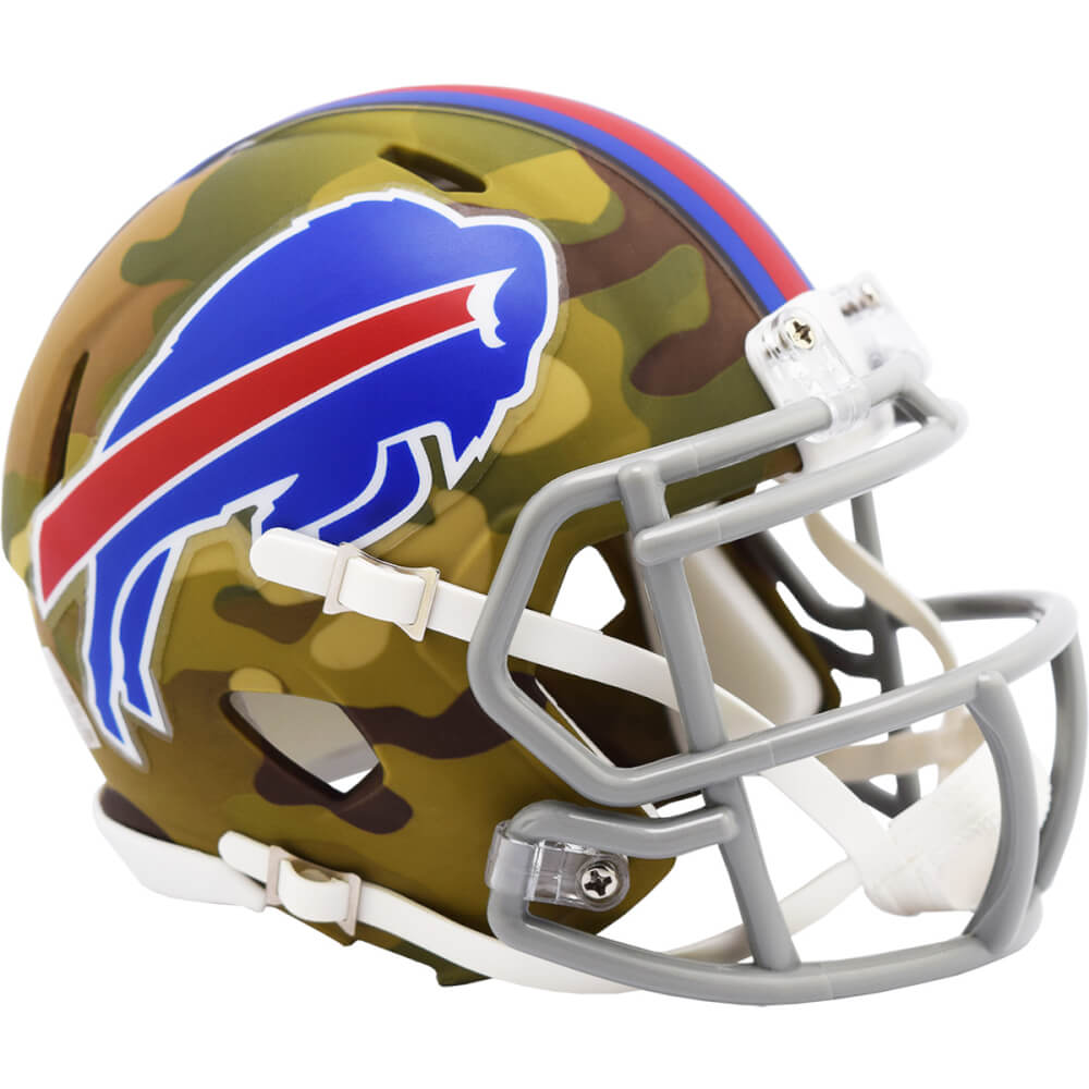 Buffalo Bills Camo Riddell Speed Mini Football Helmet