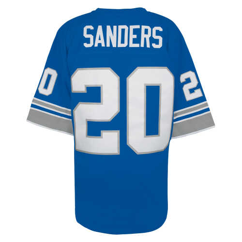 Barry Sanders Detroit Lions 1996 Blue Throwback NFL Legacy Football Jersey (Size X-Large)