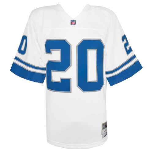 Barry Sanders Detroit Lions 1996 White Throwback NFL Legacy Football Jersey (Size Large) - Image 2