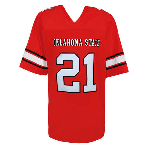 Barry Sanders Oklahoma State Cowboys Retro Brand Orange Throwback College Football Jersey  (Size X-Large) - Image 2