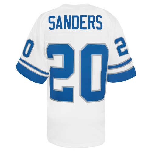 Barry Sanders Detroit Lions 1996 White Throwback NFL Legacy Football Jersey (Size X-Large)
