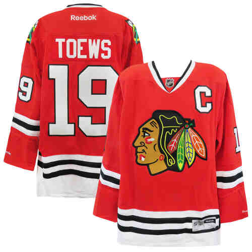 Jonathan Toews Blackhawks Red Reebok Premier Jersey - (Size XL)