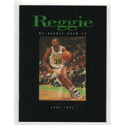 Reggie Lewis Boston Celtics 1993 Magazine "Reggie We Hardly Knew Ye 1965-1993"