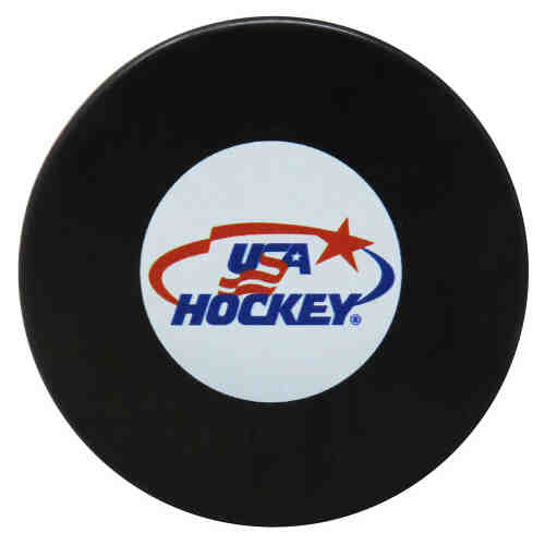 USA Hockey Logo Hockey Puck