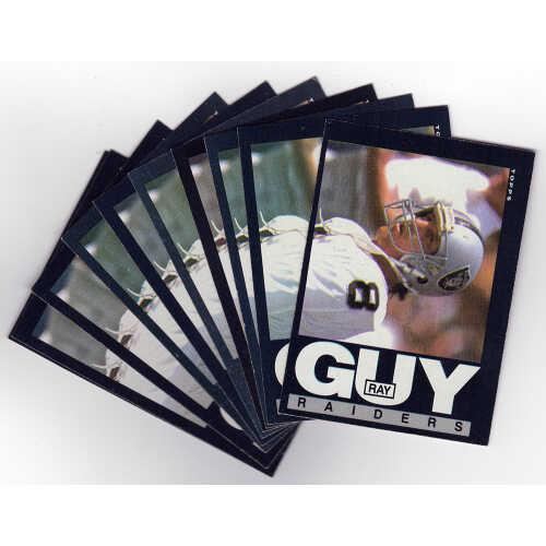 Ray Guy Oakland Raiders 1978 & 1985 Topps Football Trading Card (Lot of 30)