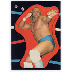 Hulk Hogan 1985 Topps WWF Rookie Wrestling Trading Card Sticker #22