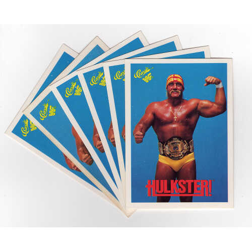 Hulk Hogan 1990 Classic WWF Wrestling Trading Card #125 - (Lot of 6) - Image 3