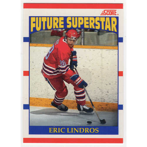 Eric Lindros 1990 Score Future Superstar Rookie RC Hockey Card #440 (Lot of 10)