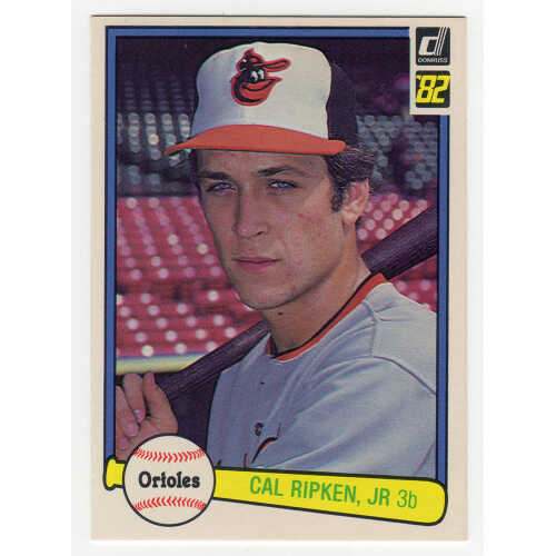 Cal Ripken Jr. Baltimore Orioles 1982 Donruss ROOKIE RC Baseball Card #405