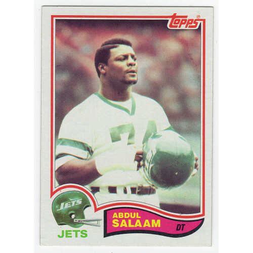 Abdul Salaam New York Jets 1982 Topps Football Trading Card (Lot of 15)