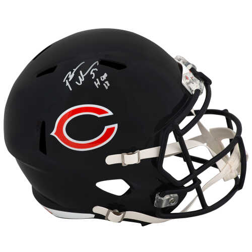 Brian Urlacher Signed Chicago Bears Riddell Full Size Speed Replica Helmet w/HOF'18