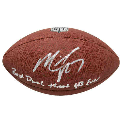 Michael Vick Signed Wilson Limited Full Size NFL Football w/Best Dual Threat QB Ever