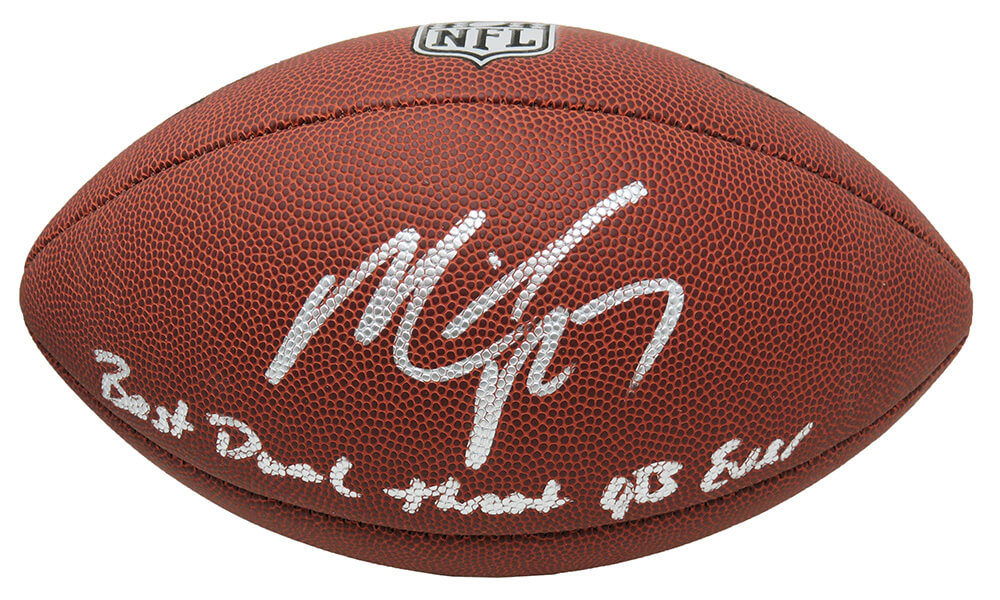 Kurt Warner Autographed Football - Replica W Beckett COA T56463