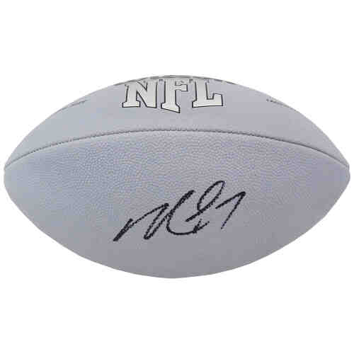 Michael Vick Signed Wilson MVP Silver Full Size NFL Football