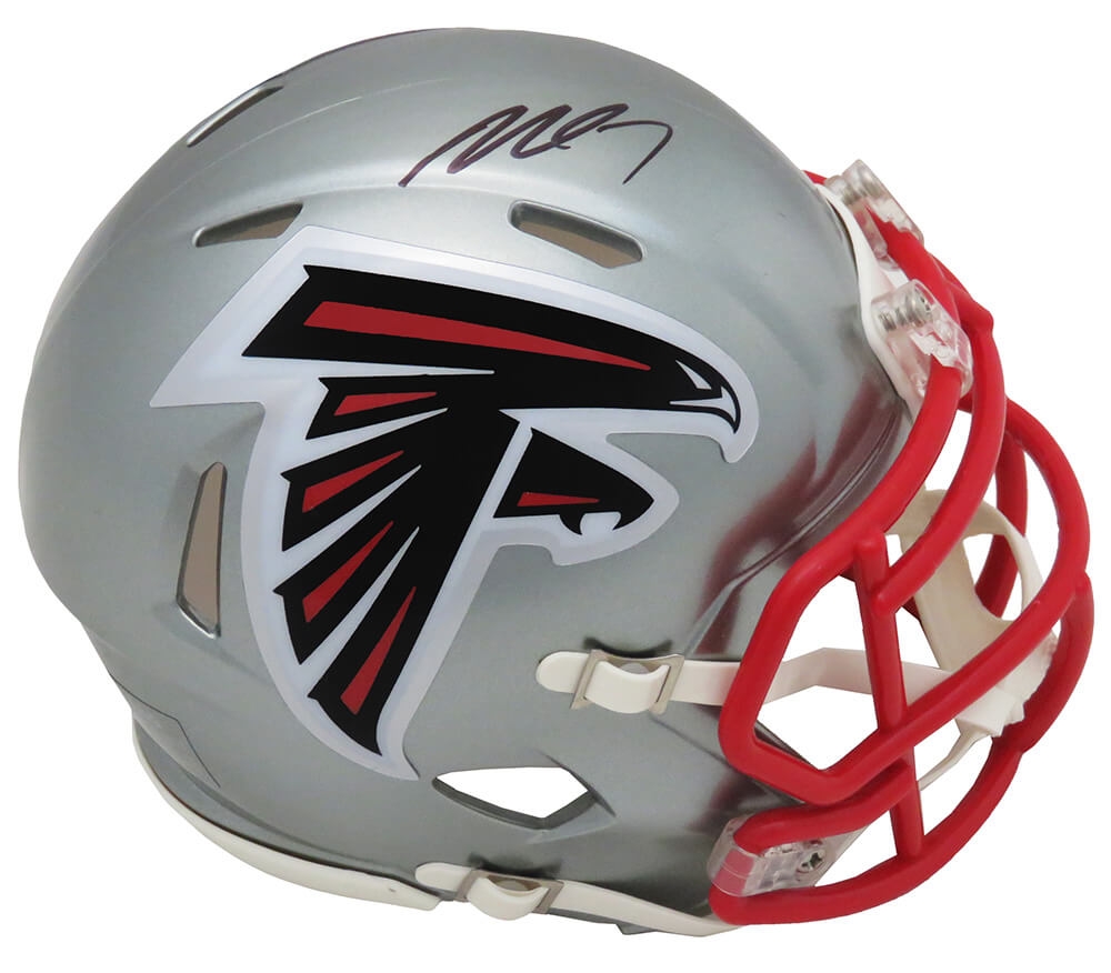 Michael Vick Atlanta Falcons Autographed Riddell Flash Speed Mini Helmet