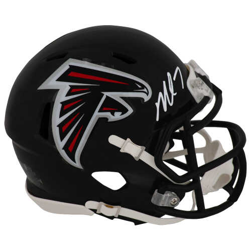 Michael Vick Signed Atlanta Falcons T/B (2003-2019 Style) Riddell Speed Mini Helmet