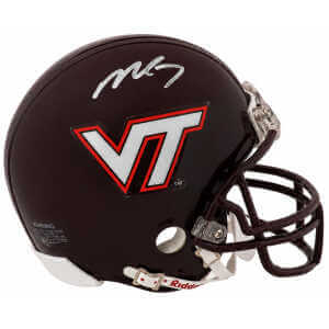 Michael Vick Signed Virginia Tech Hokies Riddell (VSR4) Mini Helmet