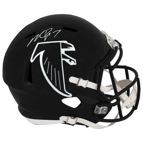 Michael Vick Signed Atlanta Falcons T/B (1990-2002 Style) Riddell Full Size Speed Replica Helmet