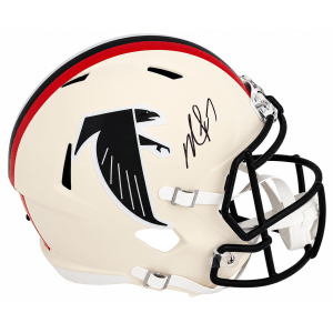 Michael Vick Signed Atlanta Falcons RETRO Riddell Full Size Speed Replica Helmet