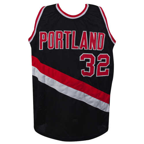 Bill Walton Signed Black Throwback Custom Basketball Jersey - Image 2