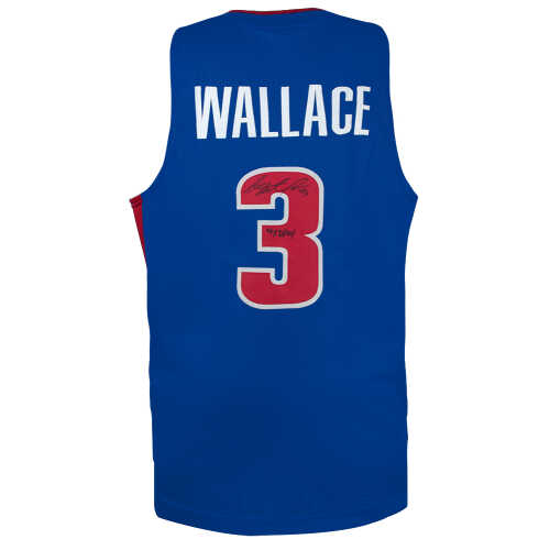 Ben Wallace Signed Blue Custom Basketball Jersey w/4x DPOY